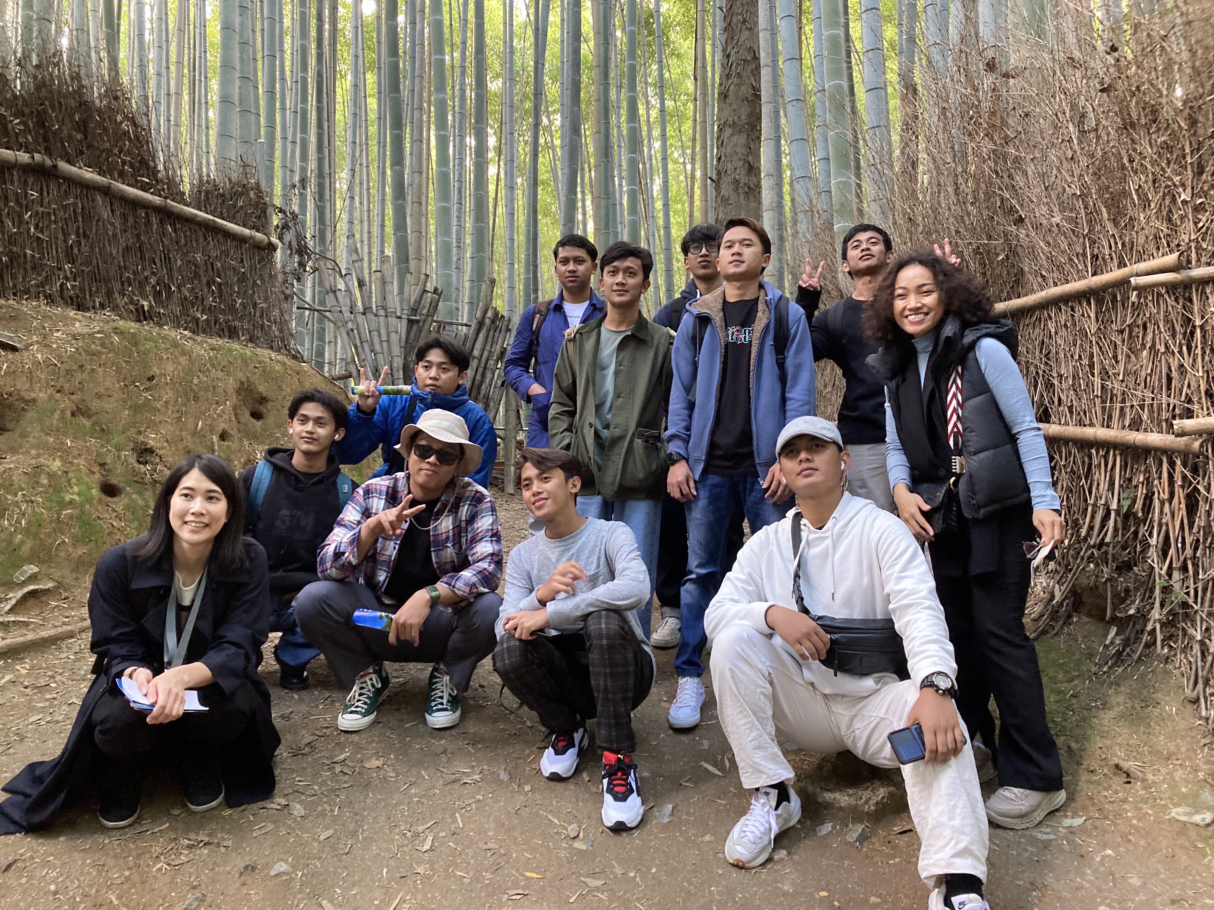 実習生34名と一緒に京都の魅力を満喫しました