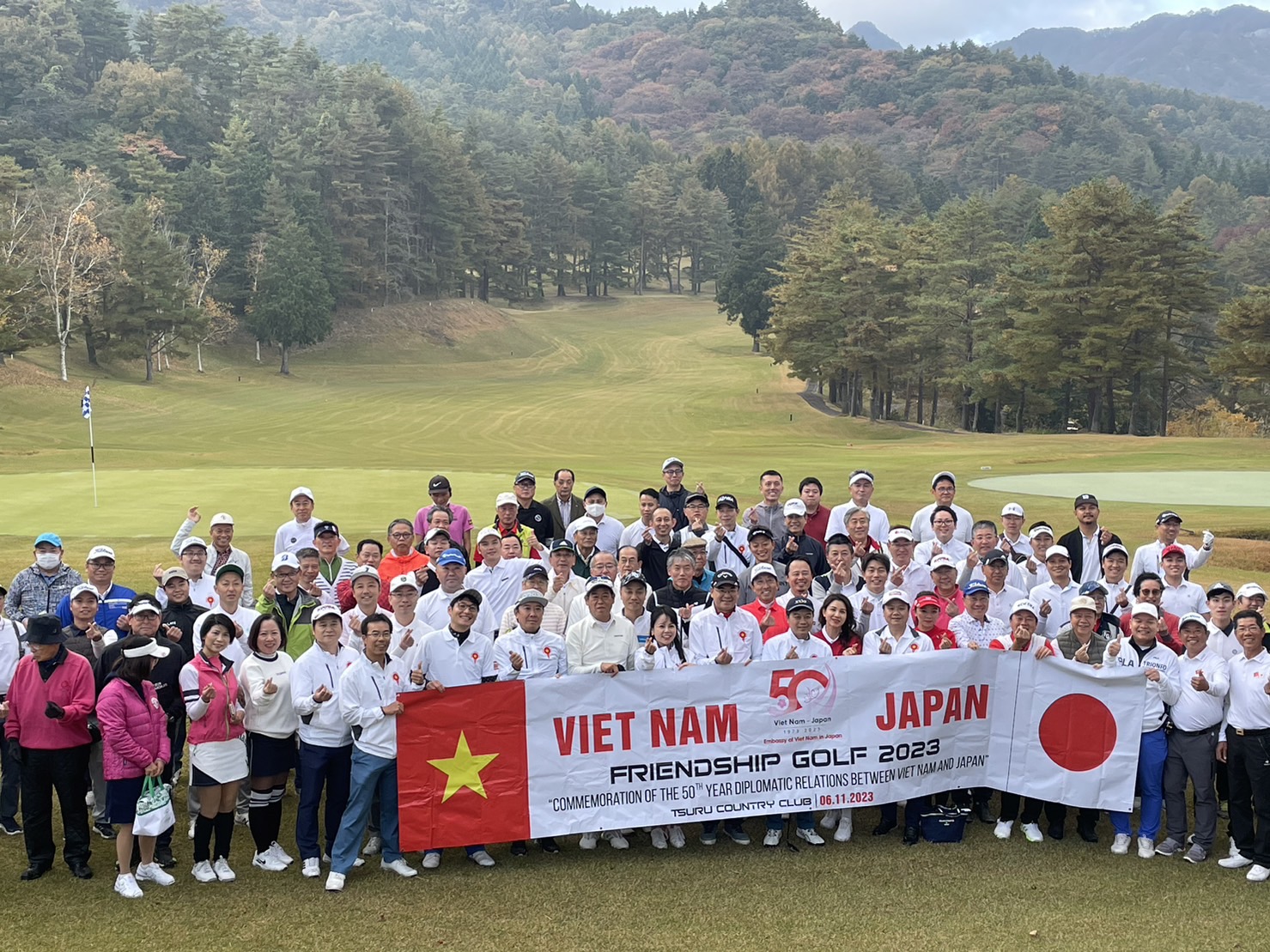 ベトナムと日本の外交関係樹立50周年を記念した「フレンドシップゴルフ 2023」に参加しました