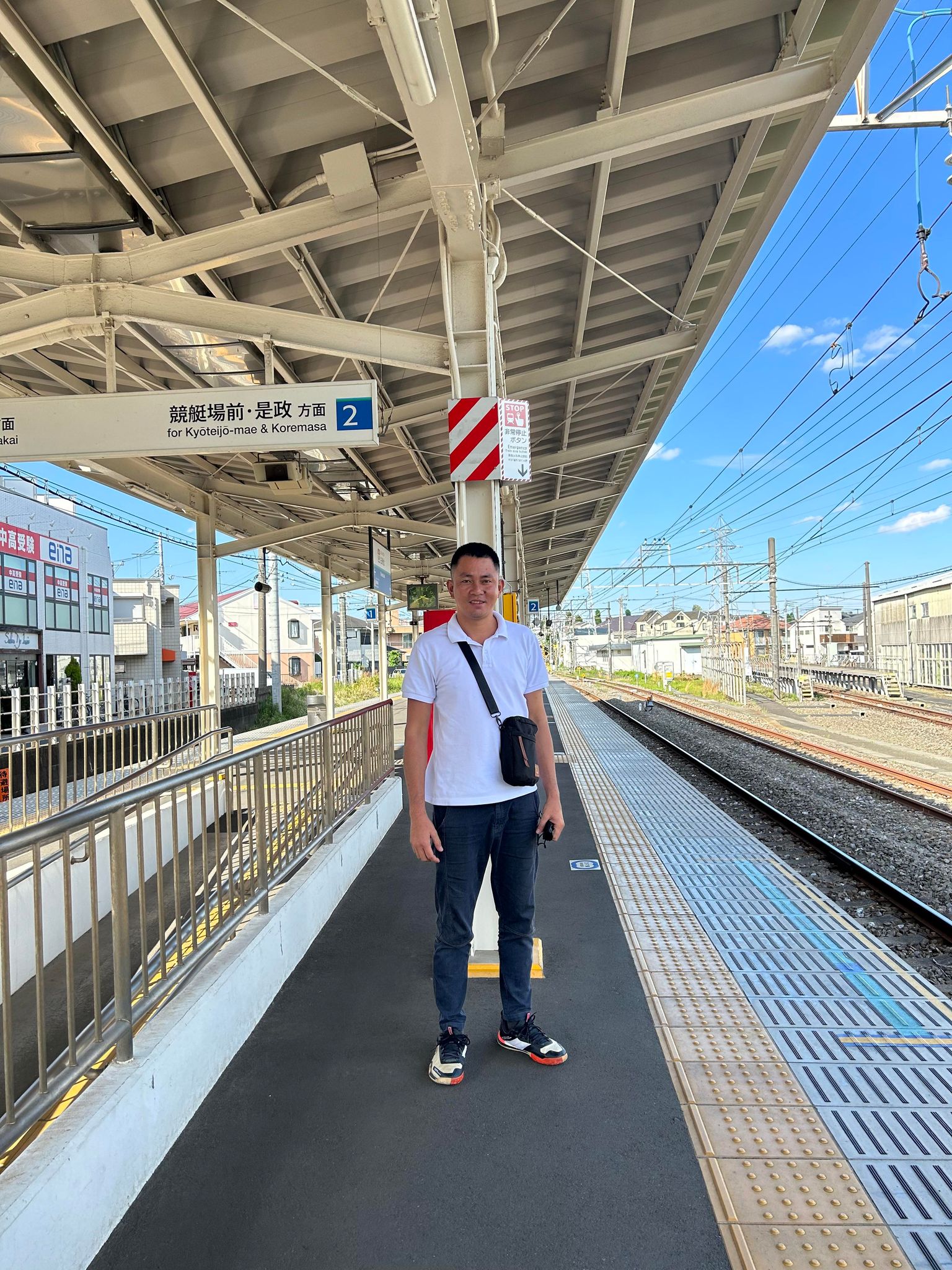 日本で初めて電車に乗りました！！！